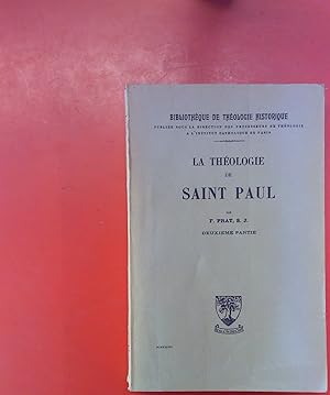 Imagen del vendedor de La theologie de Saint Paul - Deuxieme Partie - a la venta por biblion2