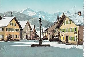 Postkarte - Garmisch-Partenkirchen / Floriansplatz