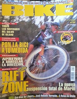 BIKE LA REVISTA DE LA BICI DE MONTAÑA. Nº 56 DICIEMBRE 1996. CYCLE 96: TODAS LA NOVEDADES DEL SAL...