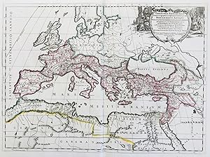 Seller image for Geographia Patriarchalis Tabula Geographica in Epitomen contracta; in qua Patriarchatus antiqui Romanus, Constantinopolitanus, Alexandrinus, Antiochenum, et Hierosolymitanus." - Roman Empire Rmisches Reich Europe Europa for sale by Antiquariat Steffen Vlkel GmbH