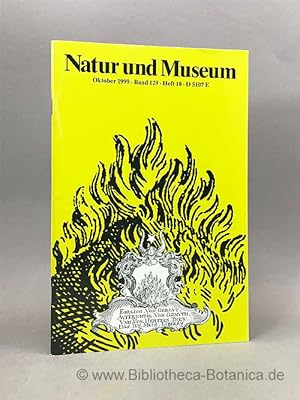 Imagen del vendedor de Natur und Museum. Bd. 129. H.10. 182. Jahresbericht. a la venta por Bibliotheca Botanica