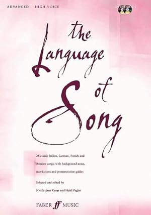 Seller image for The Language of Song -- Advanced : High Voice, Book & CD for sale by AHA-BUCH GmbH