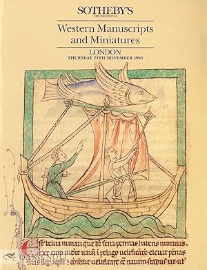 WESTERN MANUSCRIPTS AND MINIATURES