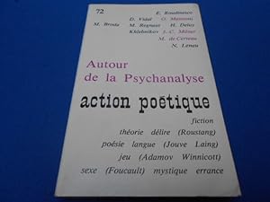 Bild des Verkufers fr Revue Action Potique: Autour de la psychanalyse. N 72 zum Verkauf von Emmanuelle Morin
