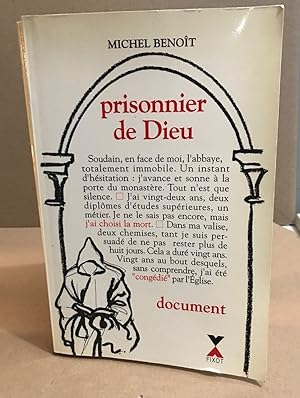 Bild des Verkufers fr Prisonnier de Dieu zum Verkauf von librairie philippe arnaiz