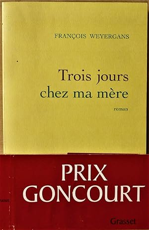 Image du vendeur pour Trois jours chez ma mre. mis en vente par librairie sciardet