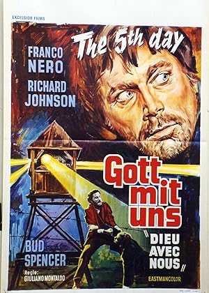 "A L'AUBE DU 5ème JOUR (GOTT MIT UNS)" Réalisé par Giuliano MONTALDO en 1969 avec Franco NERO, Ri...