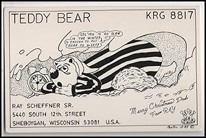 Bild des Verkufers fr QSL card: Teddy Bear zum Verkauf von Mobyville