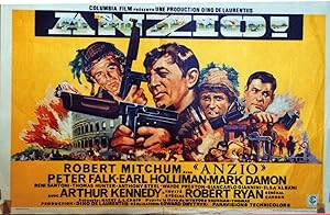 "ANZIO ( BATTLE FOR ANZIO)" Réalisé par Edward DMYTRYK en 1968 avec Robert MITCHUM, Robert RYAN, ...