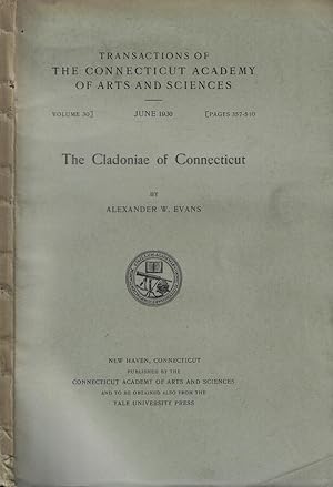 Bild des Verkufers fr The Cladoniae of Connecticut zum Verkauf von Biblioteca di Babele