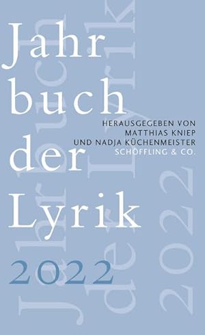 Bild des Verkufers fr Jahrbuch der Lyrik 2022 zum Verkauf von AHA-BUCH GmbH