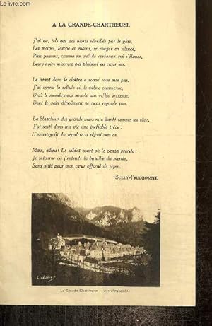 Seller image for A la Grande-Chartreuse for sale by Le-Livre