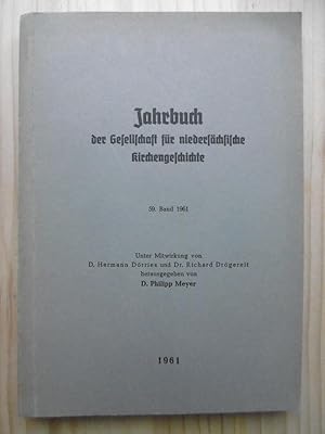 Jahrbuch der Gesellschaft für niedersächsische Kirchengeschichte. - 59. Band 1961. (Unter Mitwirk...