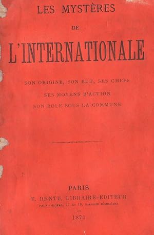 Les mystères de l'Internationale.