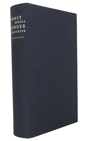 Seller image for Ernst Jnger / Rudolf Schlichter - Briefe 1935-1955 [Briefwechsel] : Herausgegeben, kommentiert und mit einem Nachwort von Dirk Heierer for sale by exlibris24 Versandantiquariat