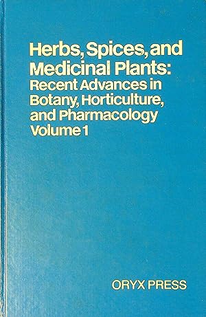 Bild des Verkufers fr Herbs, Spices, and Medicinal Plants: Recent Advances in Botany, Horticulture, and Pharmacology, Vols. 1-4 zum Verkauf von Wonder Book