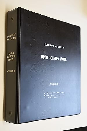 Bild des Verkufers fr Lunar Scientific Model: JPL Document No 900-278 Three ring binder Volume II zum Verkauf von Antiquariat Biebusch