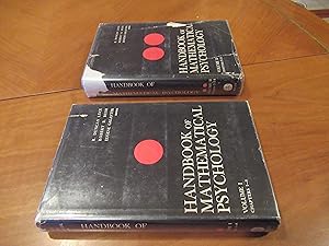 Image du vendeur pour Handbook Of Mathematical Psychology, Volumes I And Ii (Lacking Volume Iii) mis en vente par Arroyo Seco Books, Pasadena, Member IOBA