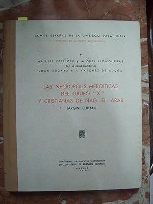LAS NECRÓPOLIS MEROITICAS DEL GRUPO "X" Y CRISTIANAS DE NAG-EL-ARAB (ARGIN, SUDÁN). Tomo V
