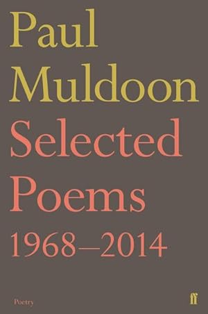 Seller image for Selected Poems 1968-2014 for sale by AHA-BUCH GmbH