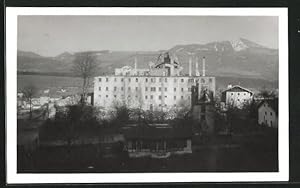 Foto-Ansichtskarte Hallein, Brand im Augustinerkloster 1943, Zerstörtes Kloster