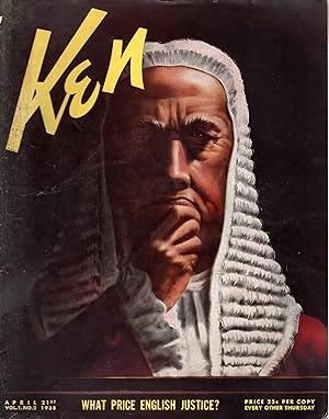 Imagen del vendedor de KEN:The Insider's World Magazine: Volume 1, No. 2 April 22, 1938 a la venta por Dorley House Books, Inc.