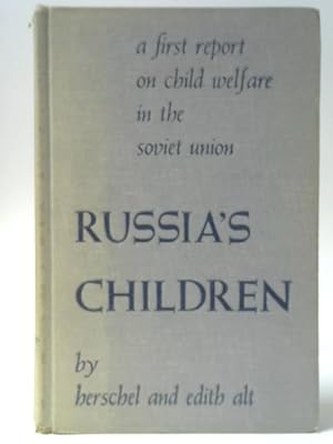 Immagine del venditore per Russia's Children venduto da World of Rare Books