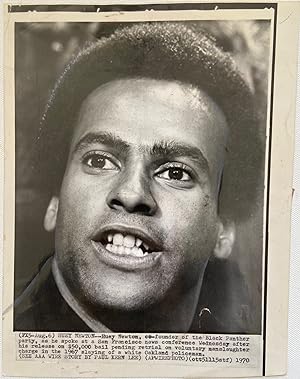 1970 Original Photo of Black Panther Party Leader, Huey P. Newton