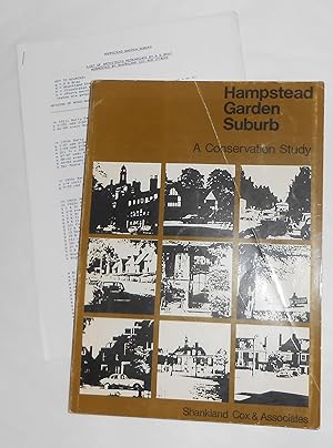 Image du vendeur pour Hampstead Garden Suburb - Plan for Conservation - Consultants Report to the New Hampstead Garden Suburb Trust - April 1971 mis en vente par David Bunnett Books