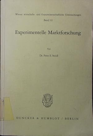 Seller image for Experimentelle Marktforschung. for sale by Antiquariat Bookfarm