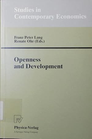 Imagen del vendedor de Openness and development. with 23 tables. a la venta por Antiquariat Bookfarm