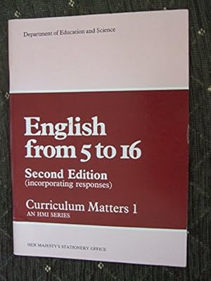 Seller image for English from 5 to 16 for sale by WeBuyBooks
