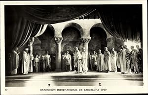 Ansichtskarte / Postkarte Exposicion Internacional de Barcelona 1929, Palacio Nacional, Consagrac...