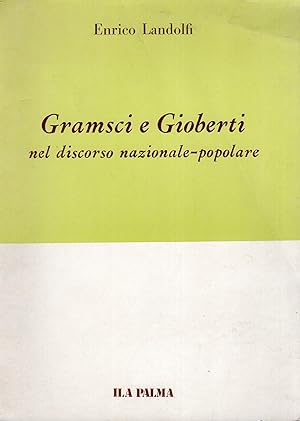 Imagen del vendedor de Gramsci e Gioberti nel discorso nazionale-popolare a la venta por MULTI BOOK