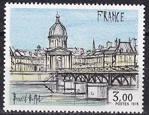 Bernard Buffet "Paris, Insitut." / Briefmarke Frankreich Nr. 2070**