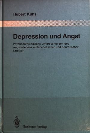 Bild des Verkufers fr Depression und Angst : psychopathologische Untersuchungen des Angsterlebens melancholischer und neurotischer Kranker. Monographien aus dem Gesamtgebiete der Psychiatrie ; Bd. 59 zum Verkauf von books4less (Versandantiquariat Petra Gros GmbH & Co. KG)