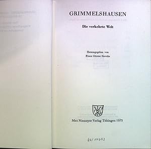 Bild des Verkufers fr Die verkehrte Welt. Grimmelshausen: Gesammelte Werke in Einzelausgaben zum Verkauf von books4less (Versandantiquariat Petra Gros GmbH & Co. KG)