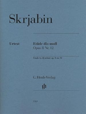 Bild des Verkufers fr Alexander Skrjabin - Etde dis-moll op. 8 Nr. 12 : Instrumentation: Piano solo zum Verkauf von Smartbuy