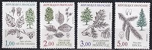 Bäume / Briefmarken Frankreich Nr. 2514-2517**