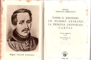Immagine del venditore per Vadim el Jorobado/Un hombre extrao/La princesa Ligouskaia/Cartas . venduto da Librera Astarloa