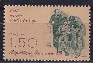 Bild des Verkufers fr 100 Jahre Schutzimpfung gegen Tollwut / Briefmarke Frankreich Nr. 2503** zum Verkauf von Buchhandlung & Antiquariat Rother