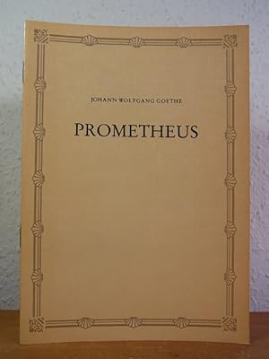 Bild des Verkufers fr Prometheus [Textheft und Faksimile-Beilage] zum Verkauf von Antiquariat Weber