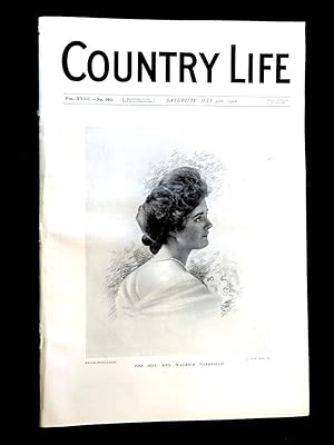 Bild des Verkufers fr Country Life magazine. No 595, 30th May 1908, Oulton Park, Cheshire Seat of Sir Phillip Grey-Egerton, Portrait of The Hon. Mrs Maurice Wingfield. The Taj Mahal, Burrowing Frogs, Golf. zum Verkauf von Tony Hutchinson