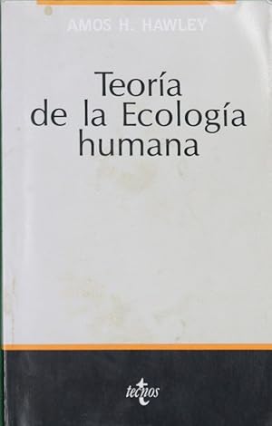 Seller image for Teora de la ecologa humana for sale by Librera Alonso Quijano