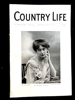 Immagine del venditore per Country Life magazine. No 590, 25th April 1908, Heveningham Hall Suffolk Seat of Lord Huntingfield. Portrait of The Countess of Crewe., The Japanese at work, Golf. venduto da Tony Hutchinson