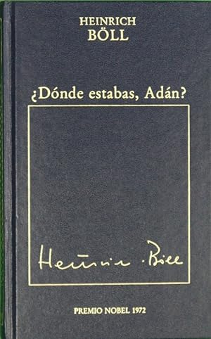 Bild des Verkufers fr Donde estabas, Adn? zum Verkauf von Librera Alonso Quijano