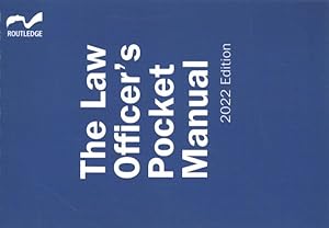 Bild des Verkufers fr Law Officer's Pocket Manual : 2022 Edition zum Verkauf von GreatBookPrices