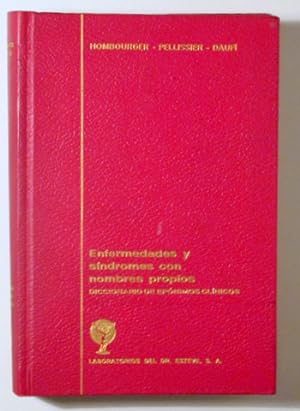 Imagen del vendedor de ENFERMEDADES Y SNDROMES CON NOMBRES PROPIOS - Barcelona 1968 a la venta por Llibres del Mirall