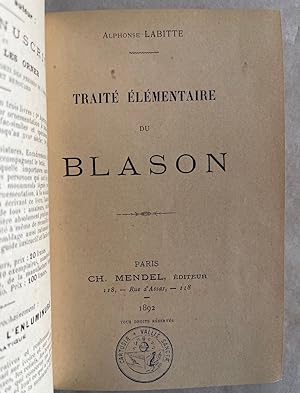 Traité élémentaire du Blason.