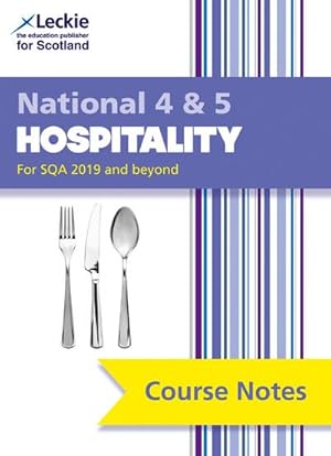 Bild des Verkufers fr National 4/5 Hospitality : Comprehensive Textbook to Learn Cfe Topics zum Verkauf von AHA-BUCH GmbH